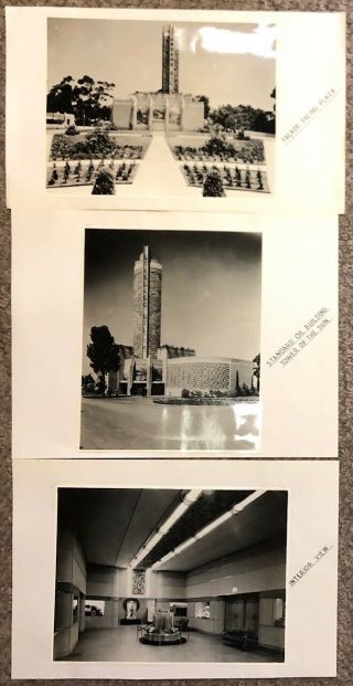 Vintage 1935 California Pacific Exposition Standard Oil Tower Of The Sun Photos