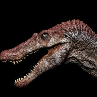 Dragon Spinosaurus Statue Figure Dinosaur Model Base Collector Decor Toy Gift 33 5