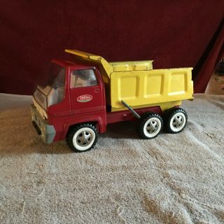 Vintage Tonka Red Yellow Dump Truck 2465 1970 