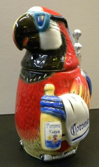 Corona Red Parrot Stein Procemex Germany First Edition Limited Chipped