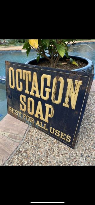 OCTAGON SOAP SIGN 2