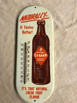Orange Crush Advertising Thermometer