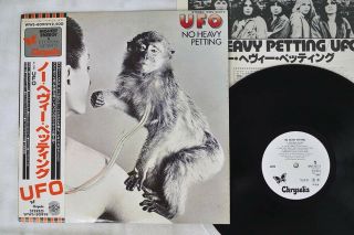Ufo No Heavy Petting Chrysalis Wws - 80919 Japan Obi Promo Vinyl Lp