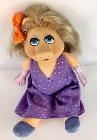 Miss Piggy Muppet Plush Doll: Vintage 1980 Henson Collectible Traditional 3