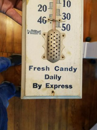 old Buy FLUFFY RUFFLES Candy Wooden Thermometer Sign,  The Sweetmeat Unique 4