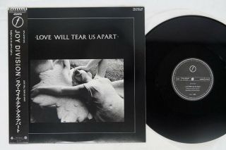 Joy Division Love Will Tear Us Apart Factory Yw - 7421 - Ax Japan Obi Vinyl 12