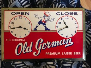 The Old German Premium Lager Beer Cumberland,  Md Queen City Brewing Co.