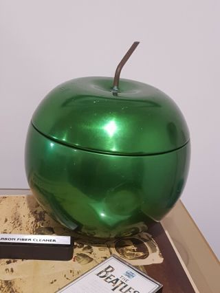 Vintage Anodised Apple Ice Bucket Green