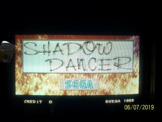 Sega Shadow Dancer Jamma Pcb Arcade Game Board