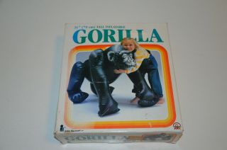 Rare Htf Vintage Retro Inflatable Gorilla Intex Recreation Corp 1988 Toy 31 "