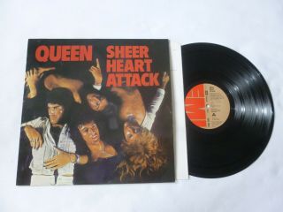 Queen Sheer Heart Attack Emi 1974 Uk 1st Press Rock Vinyl Lp Audio