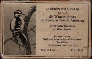 Audubon Bird Cards Set No 1 & No.  2,  100 Spring Birds & Winter Birds Orig Boxes