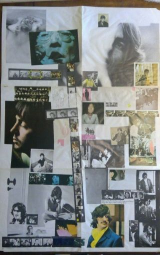 1968 The BEATLES white album with poster and pictures - 8