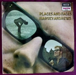 Harvey Andrews ‎– Places And Faces Vinyl Lp Decca ‎– Sdn 9  Cr