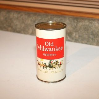 Old Milwaukee Pale Gold Beer Flat Top