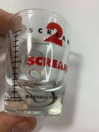 Ghostface Scream 2 Shot Glass Horror Halloween Kill Monster Booze Kitch