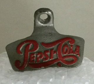 Vintage Pepsi Cola Wall Mount Bottle Opener Starr X Brown Co.  VA Made in USA 2