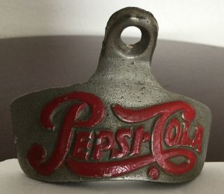 Vintage Pepsi Cola Wall Mount Bottle Opener Starr X Brown Co.  VA Made in USA 5