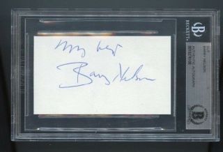 Barry Nelson Signed Card Bas Authenticated Early James Bond