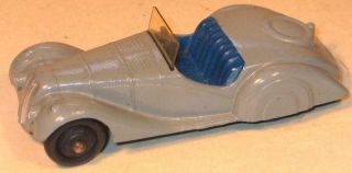 Dinky Toys No 38a Frazer Nash In Grey With Blue Seats.  1947 - 50