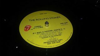 The Rolling Stones If I Was A Dancer (dance Part 2) Promo 12” Single Vinyl