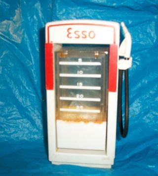 Esso Gas Pump Toy Premium By Amsco Large Truck Scale Prop