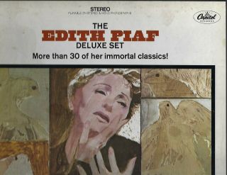 The Edith Piaf Deluxe Set - 3 Lp Capitol Records Box Set - In