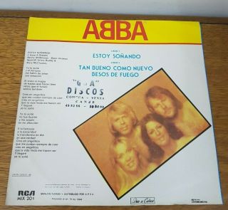 ABBA ESTOY SOÑANDO RARE URUGUAY LP MAXI SUNG IN SPANISH 2
