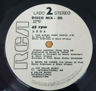 ABBA ESTOY SOÑANDO RARE URUGUAY LP MAXI SUNG IN SPANISH 3