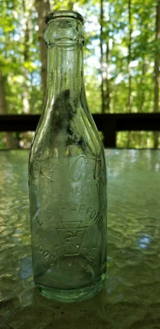 Listed Rare Goshen Ny,  Straight Side Coca Cola Bottle.  Last Time I 
