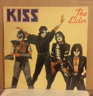 Kiss - The Elder Turkish Pressing Lp Rare Unique Cover