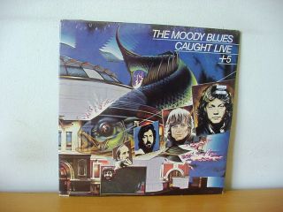 The Moody Blues " Caught Live,  5 " 2lp 1977 (threshold 2 Ps 690)