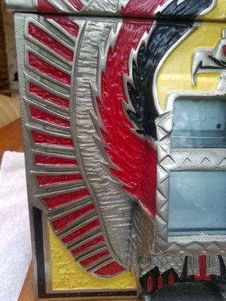 MILLS WAR EAGLE 25 CENT SLOT MACHINE UPPER AND LOWER CASTING 8