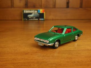 Tomy Tomica 10 Isuzu 117coupe Old Wheels,  Made In Japan Vintage Pocket Car Rare