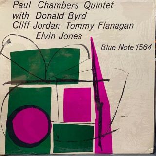 Paul Chambers Quintet - Blue Note 1546 Lp W 63rd Address Donald Byrd,  Rvg Stamp