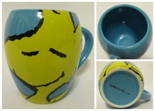 Peanuts Ufs Inc Light Blue Coffee Tea Mug Woodstock Drum 16oz