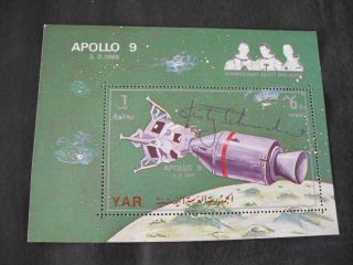 Apollo 9 Sheet Orig.  Signed Russell Schweickard,  Space