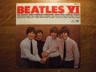 The Beatles Vi For Export Only Uk Parlophone Cpcs 104 Stereo Glossy Front Cover