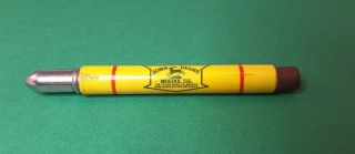 Vintage John Deere Bullet Advertising Pencil 1936 Logo Mankato Mn Implement Co