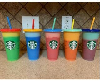 Starbucks Color Changing Cup.  This Is For One Cup Not The Whole Set