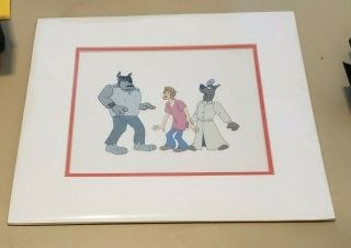 Scooby Doo Animation Cel Shaggy Frankenstein Authentic Rare With