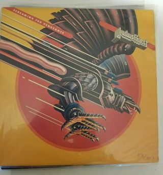 Judas Priest Screaming For Vengeance 1st Press 1982 Sleeve Ex/ex Vinyl W/insert