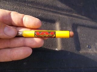 Minneapolis - Moline Advertising Bullet Pencil Johnson Implement Brighton Colorado 4
