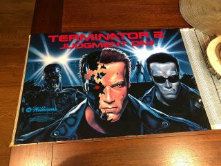 Williams Terminator 2 T2 Pinball Translite