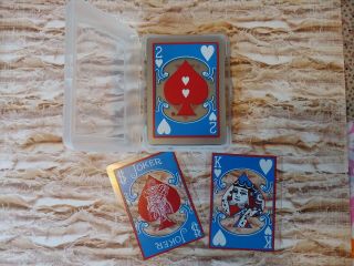 Collectible Bicycle Plastic Playing Cards In Case