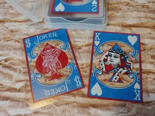 Collectible Bicycle Plastic Playing Cards In Case 2
