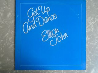 Elton John Get Up And Dance Rare Blue Vinyl Promo Out Of The Blue 1977