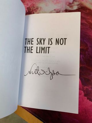 Neil Degrasse Tyson The Sky Is Not The Limit Signed Book