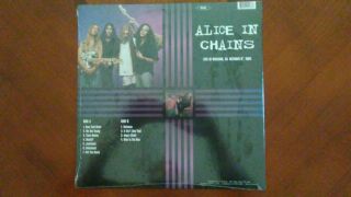 Alice In Chains Live Oakland 1992.  lp.  still. 2
