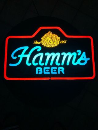 Vintage Hamms Beer Lighted Sign 1979
